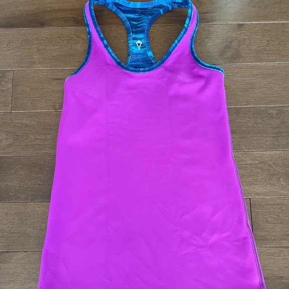 Ivivva tank top blue, purple,green, magenta - Picture 3 of 4